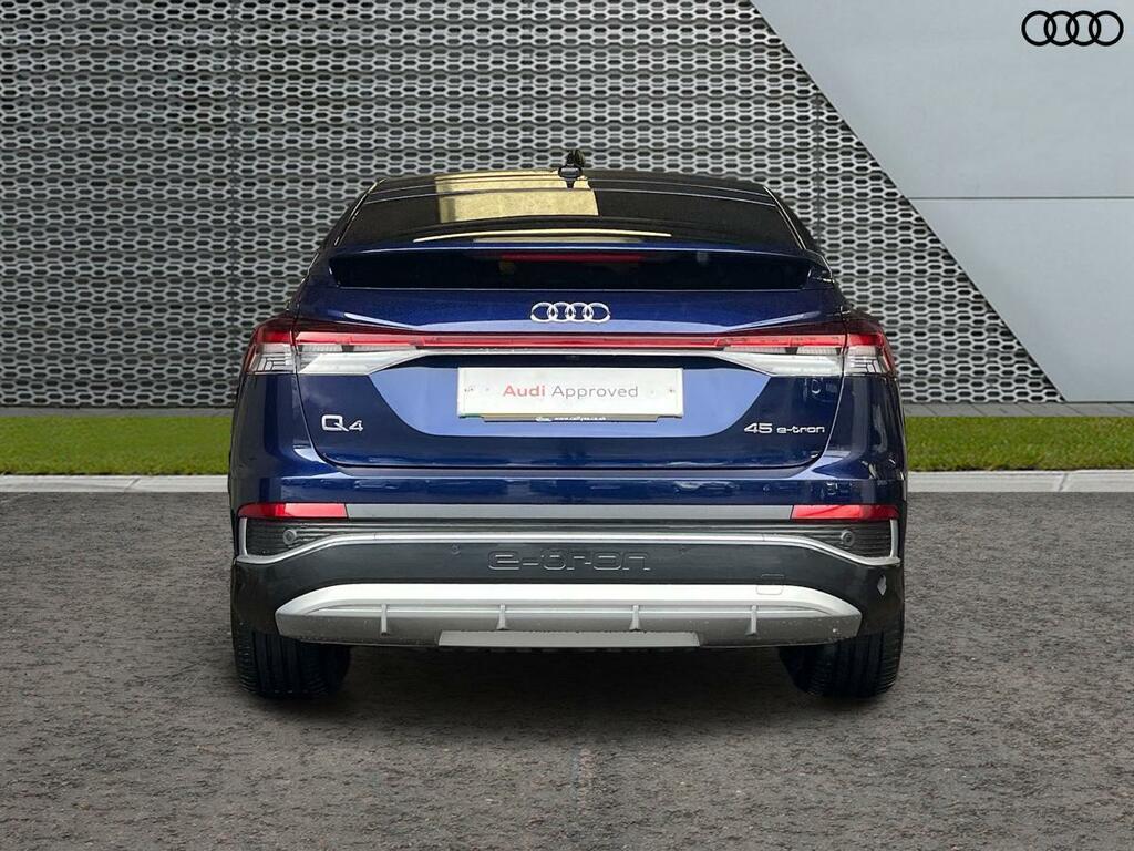 Audi Q4 E Tron 45 S Line Sportback 82Kwh Blue #4