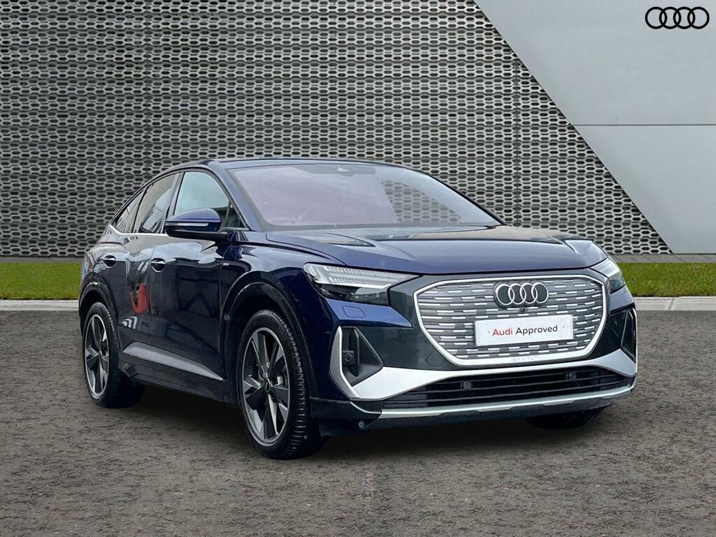 Audi Q4 E Tron 45 S Line Sportback 82Kwh Blue