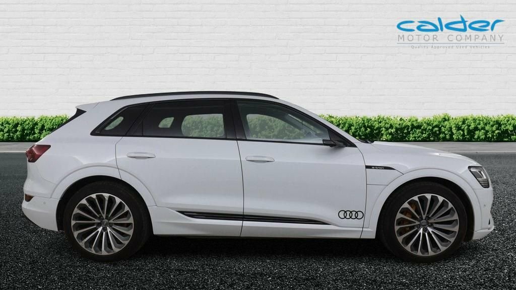 Audi E-tron 55 Launch Edition Suv Quattro 95 White #4