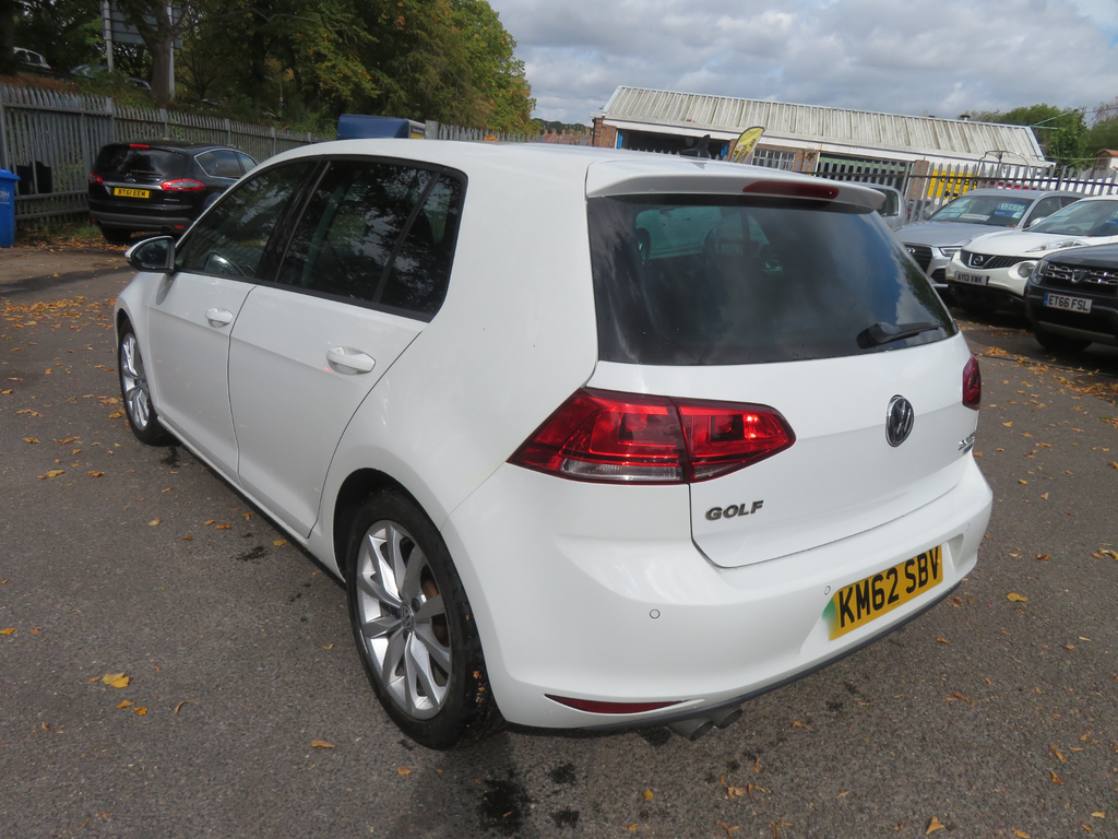 Volkswagen Golf 2.0 Gt Tdi Bluemotion Tech Nav White #6