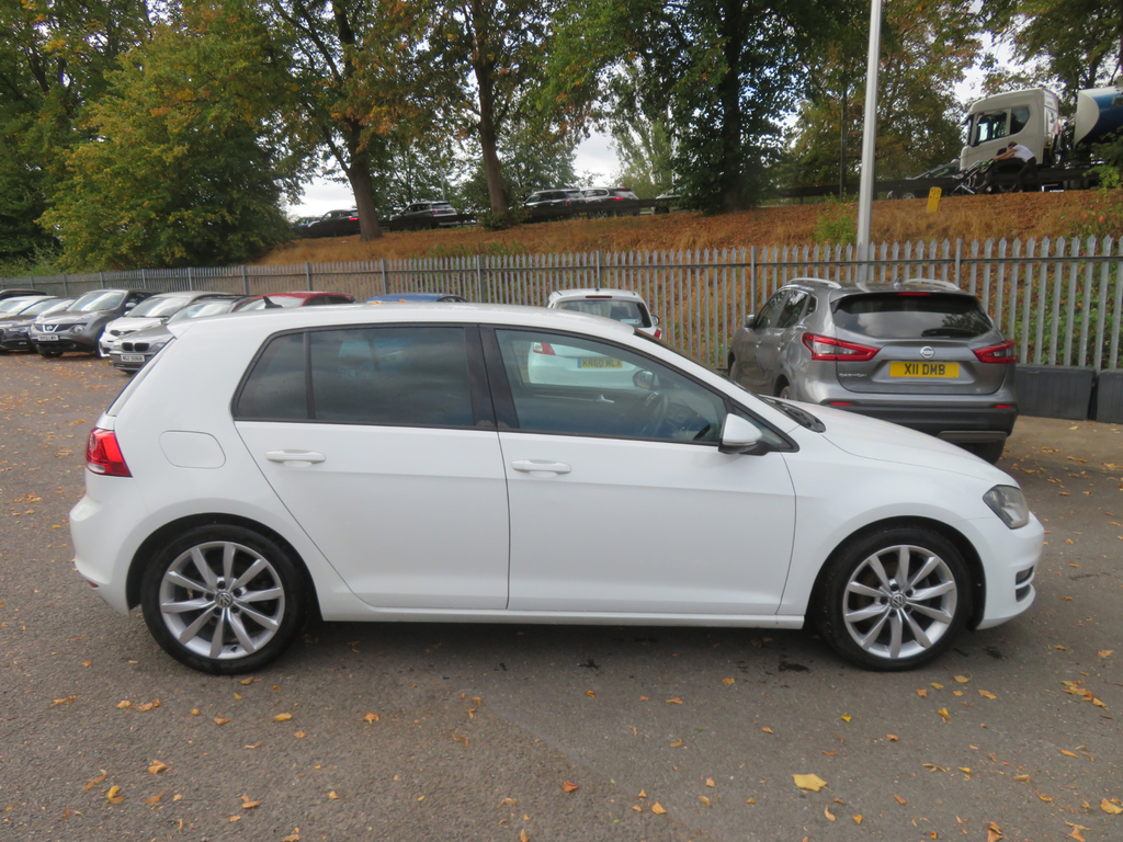 Volkswagen Golf 2.0 Gt Tdi Bluemotion Tech Nav White #3
