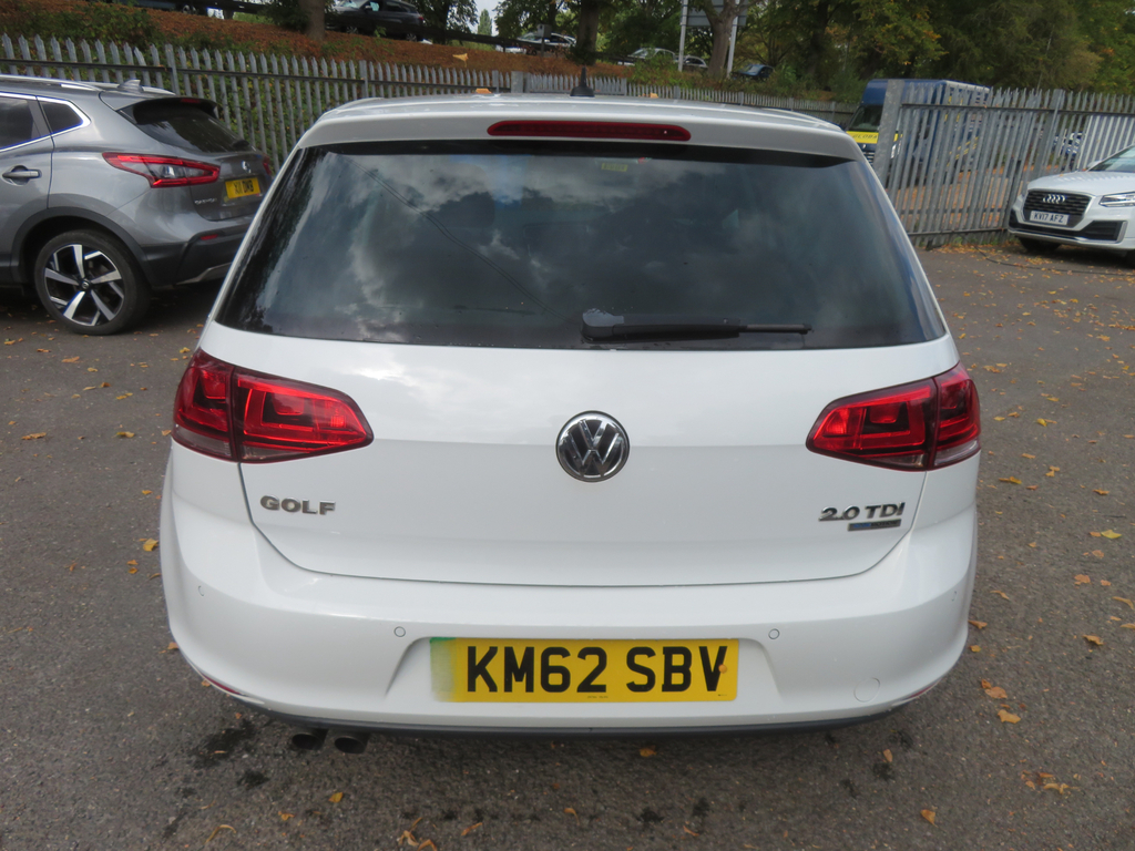 Volkswagen Golf 2.0 Gt Tdi Bluemotion Tech Nav White #5