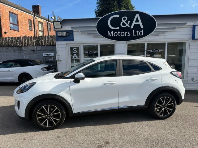 Ford Puma 1.0T Ecoboost Titanium Suv Euro White #4