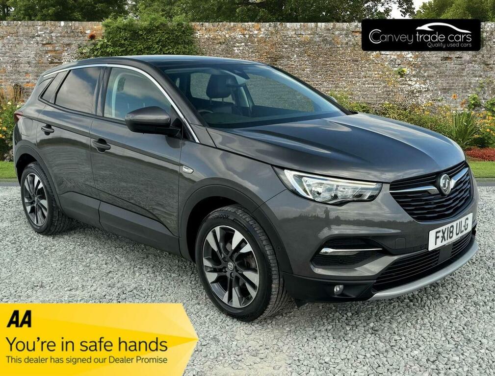 Vauxhall Grandland X 1.2 Turbo Sport Nav Euro 6 Ss Grey