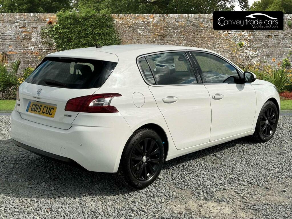 Peugeot 308 Hatchback 1.6 Bluehdi Allure Euro 6 Ss 201 White #6
