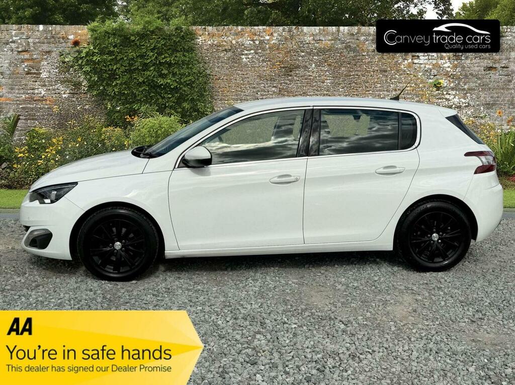 Peugeot 308 Hatchback 1.6 Bluehdi Allure Euro 6 Ss 201 White #3