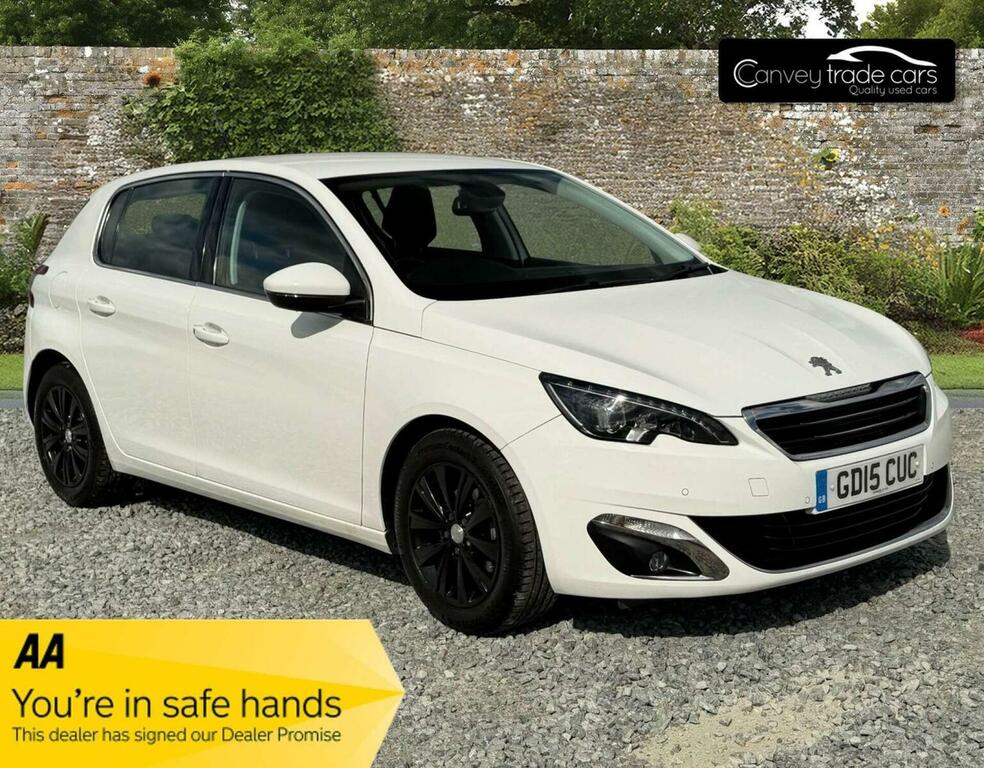 Peugeot 308 Hatchback 1.6 Bluehdi Allure Euro 6 Ss 201 White