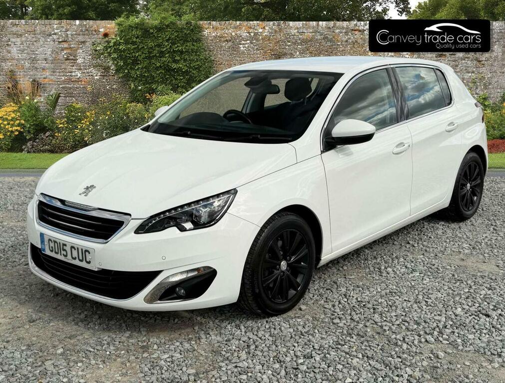Peugeot 308 Hatchback 1.6 Bluehdi Allure Euro 6 Ss 201 White #5