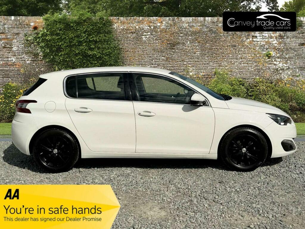 Peugeot 308 Hatchback 1.6 Bluehdi Allure Euro 6 Ss 201 White #4