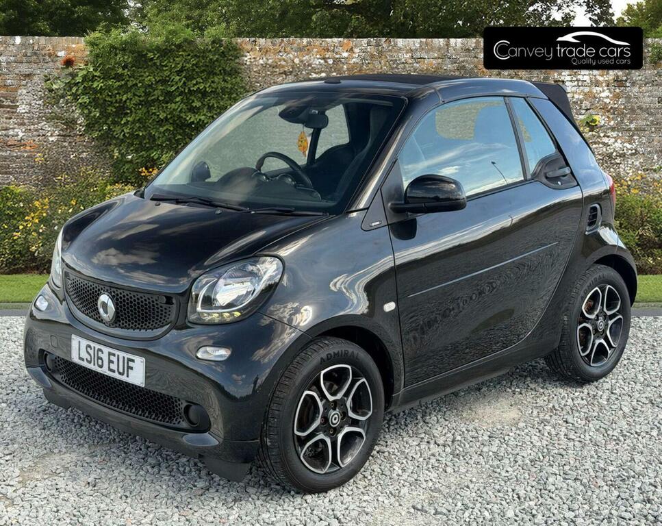 Smart Fortwo Cabrio Convertible 0.9T Prime Cabriolet Twinamic Euro 6 Black #5