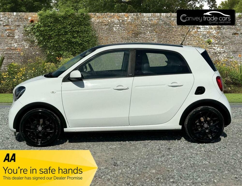 Smart Forfour Hatchback 0.9T Prime Sport Premium Twinamic Euro White #3