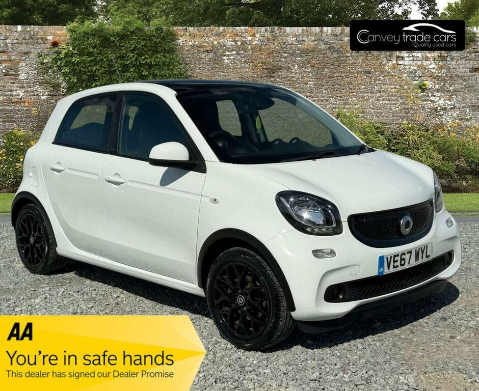 Smart Forfour Hatchback 0.9T Prime Sport Premium Twinamic Euro White