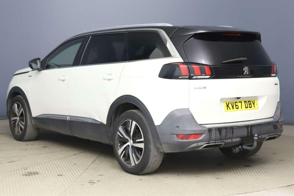 Peugeot 5008 1.2 Puretech Gt Line Euro 6 Ss White #2