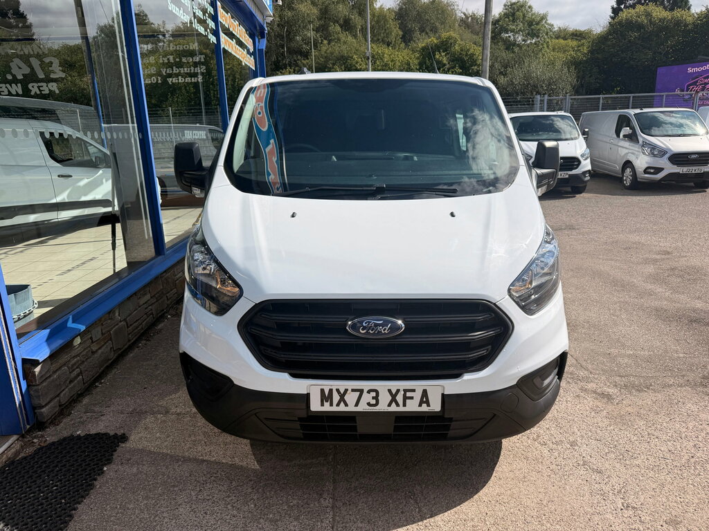 Ford Transit Custom 2.0 280 Ecoblue Leader Crew Van Double Cab Die White #2