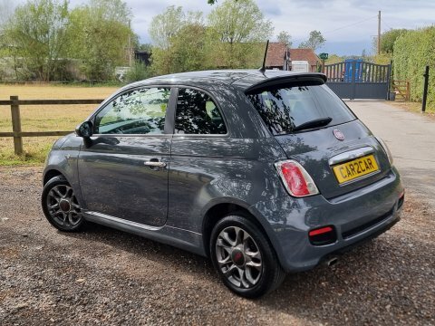 Fiat 500  Blue #8