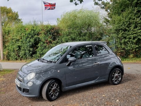 Fiat 500  Blue #9