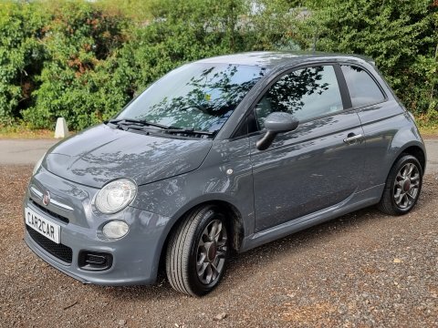 Fiat 500  Blue #10