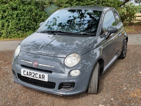 Fiat 500  Blue #11