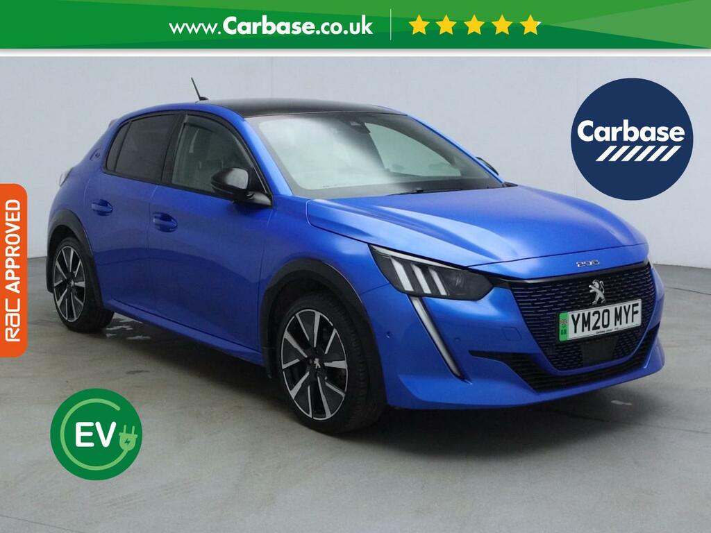 Peugeot e-208 50Kwh Gt Hatchback 136 Ps Blue