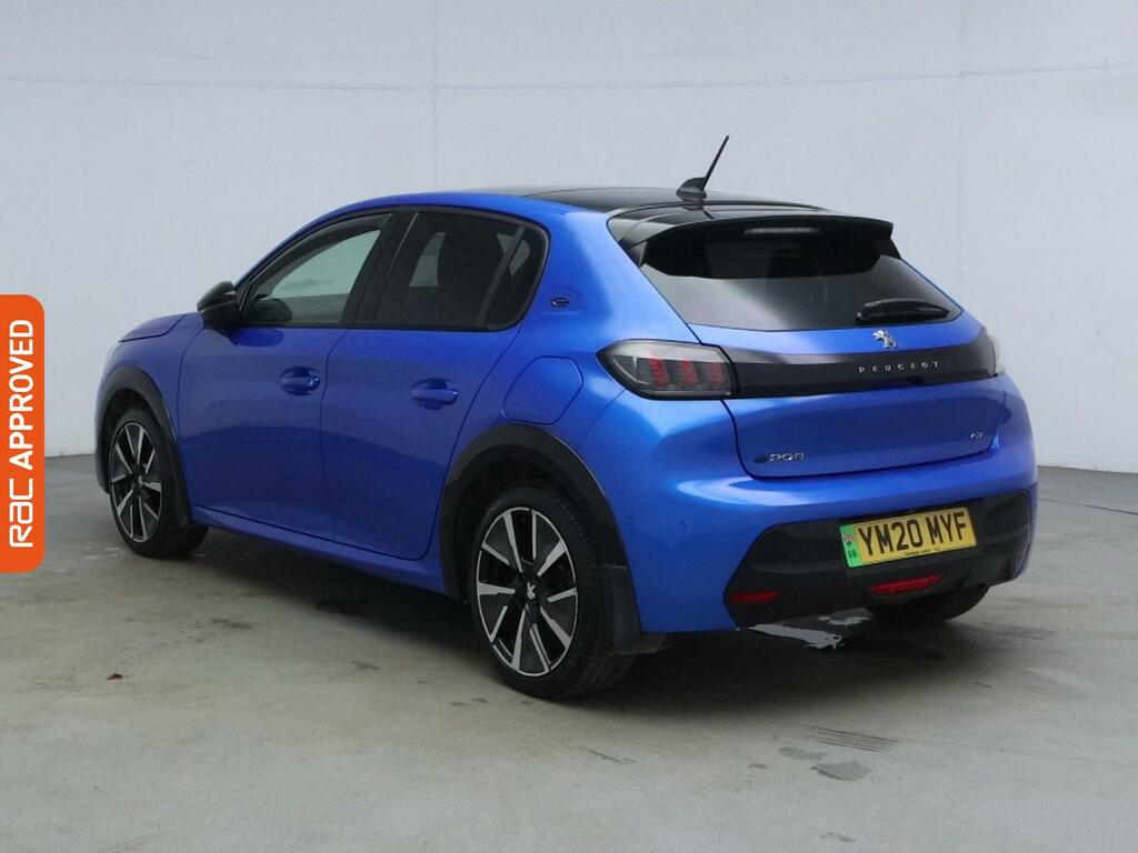 Peugeot e-208 50Kwh Gt Hatchback 136 Ps Blue #4