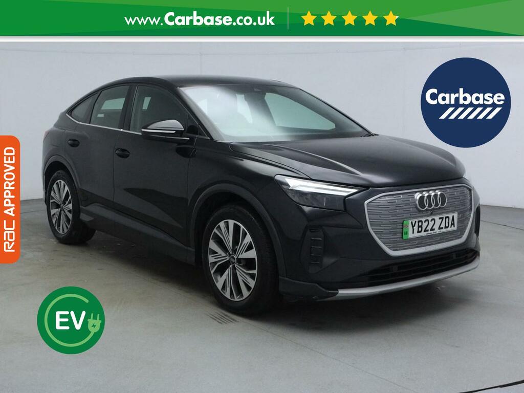 Audi Q4 E Tron 50 Sport Sportback Quattro 82Kwh Black