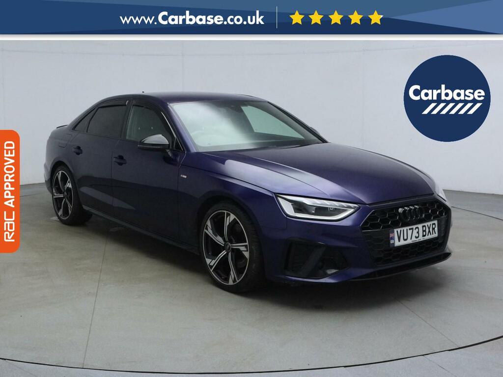 Audi A4 2.0 Tfsi 35 Black Edition Saloon S Tron Blue