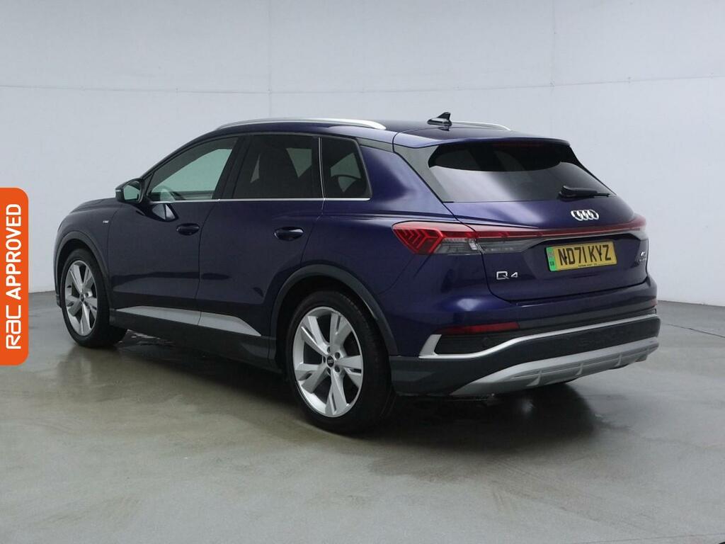Audi Q4 E Tron 40 S Line Suv 82Kwh 204 Ps ND71KYZ Blue #4