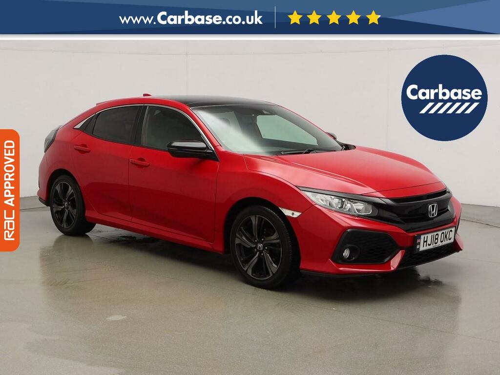 Honda Civic 1.0 Vtec Turbo Ex Hatchback Cvt Euro 6 Red