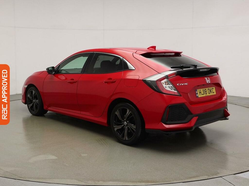Honda Civic 1.0 Vtec Turbo Ex Hatchback Cvt Euro 6 Red #4