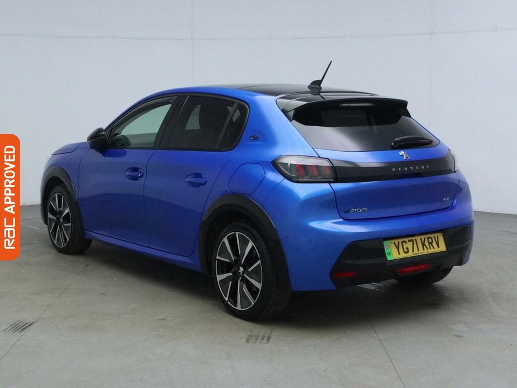 Peugeot e-208 50Kwh Gt Premium Hatchback 136 Blue #4