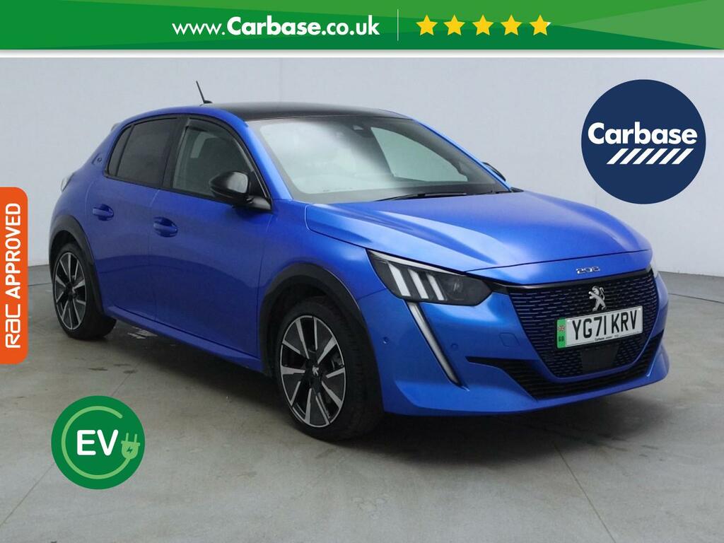 Peugeot e-208 50Kwh Gt Premium Hatchback 136 Blue