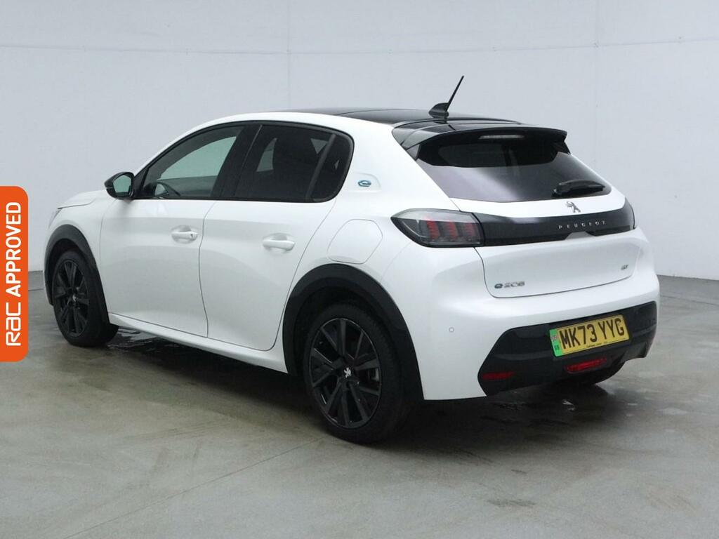 Peugeot e-208 50Kwh Gt Hatchback 7.4Kw Charge White #4