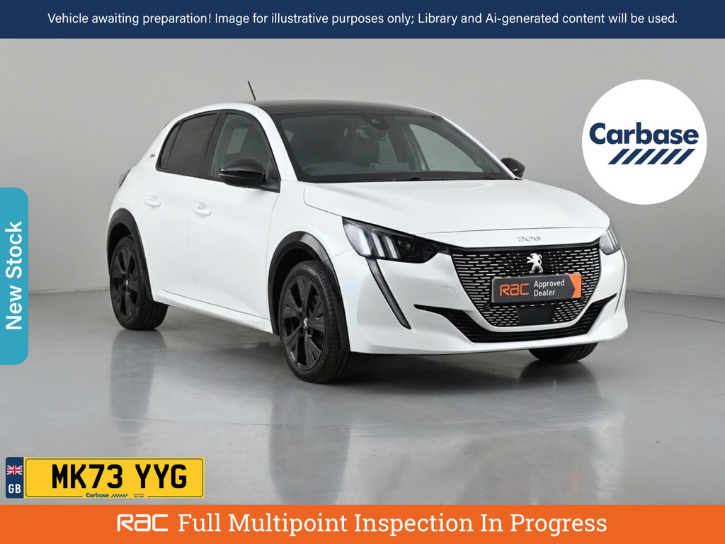 Peugeot e-208 50Kwh Gt Hatchback 7.4Kw Charge White