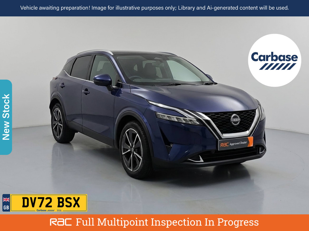 Nissan Qashqai 1.3 Dig-t Mhev Tekna Suv Hybrid Blue