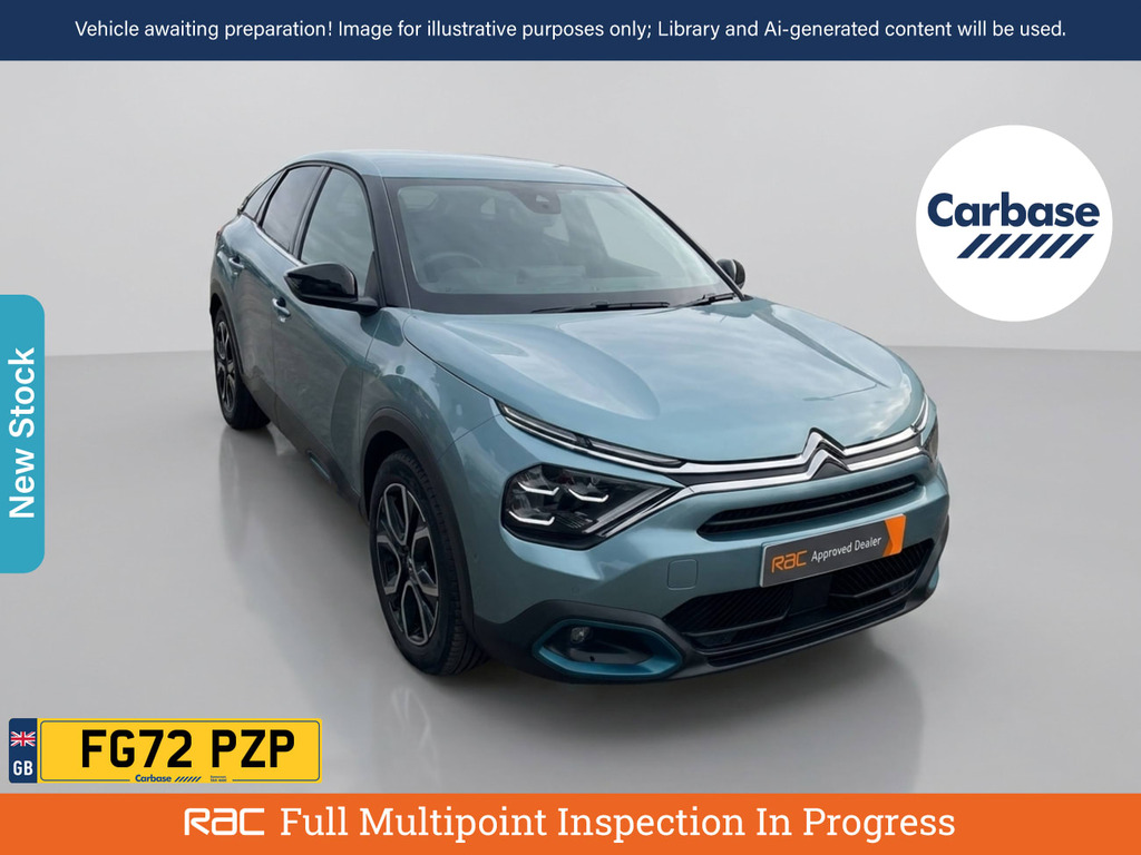 Citroen e-C4 50Kwh Shine Plus Hatchback 7.4K Blue