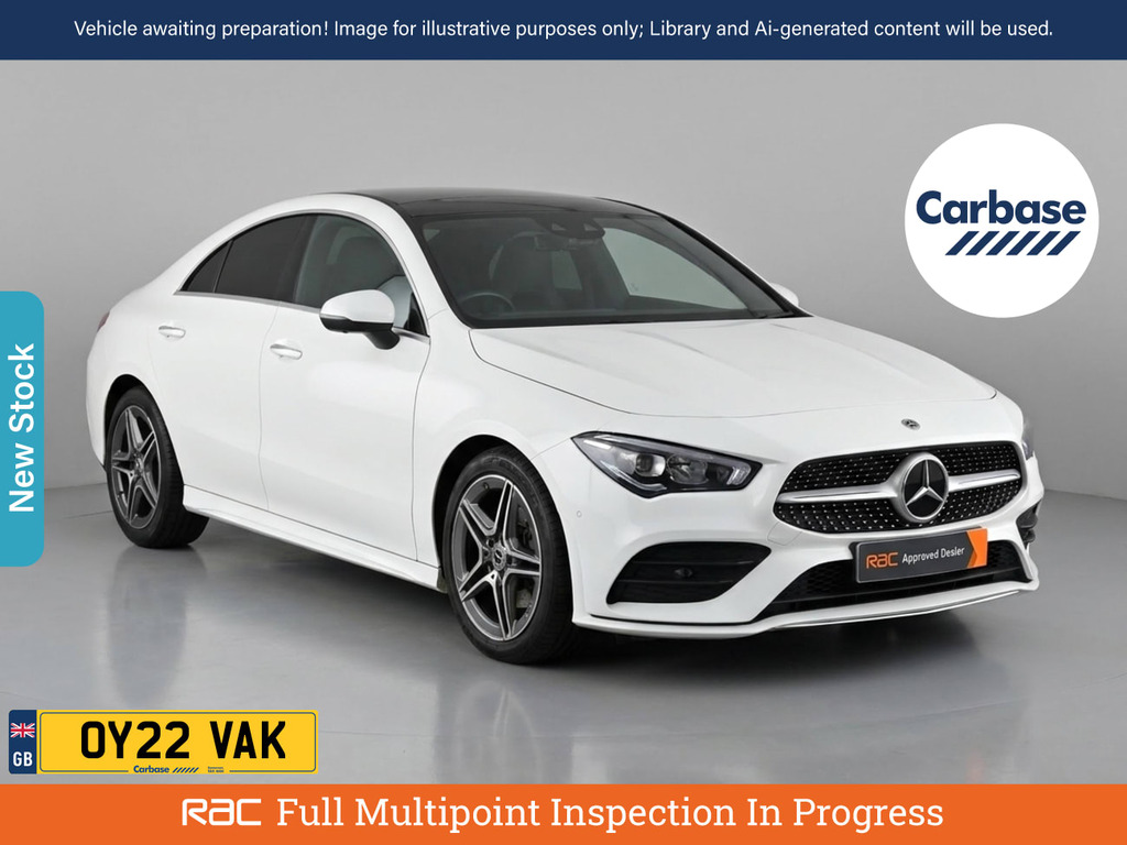 Mercedes-Benz CLA Class 1.3 Cla200 Amg Line Premium Plus 2 Coupe Pet White