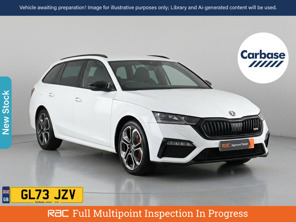 Skoda Octavia 2.0 Tsi Vrs Estate Dsg Euro 6 Ss 24 White
