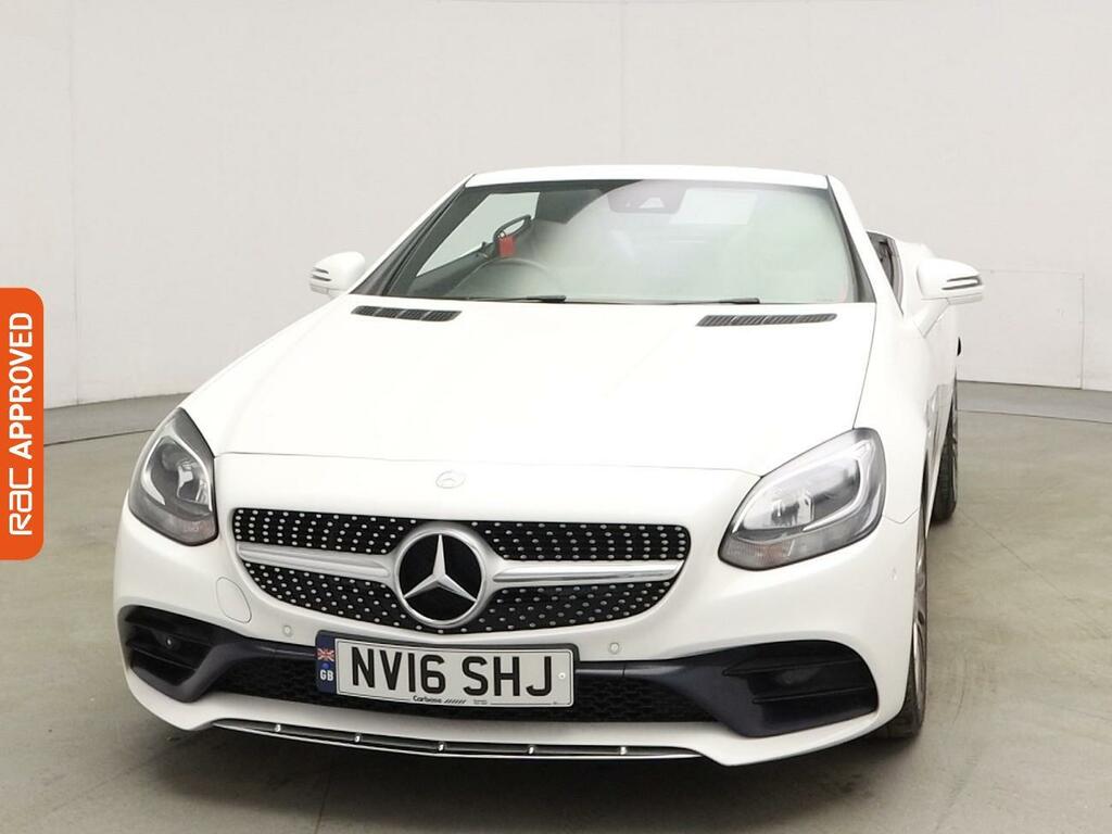Mercedes-Benz SLC 2.1 Slc250d Amg Line Convertible G-tron White #6