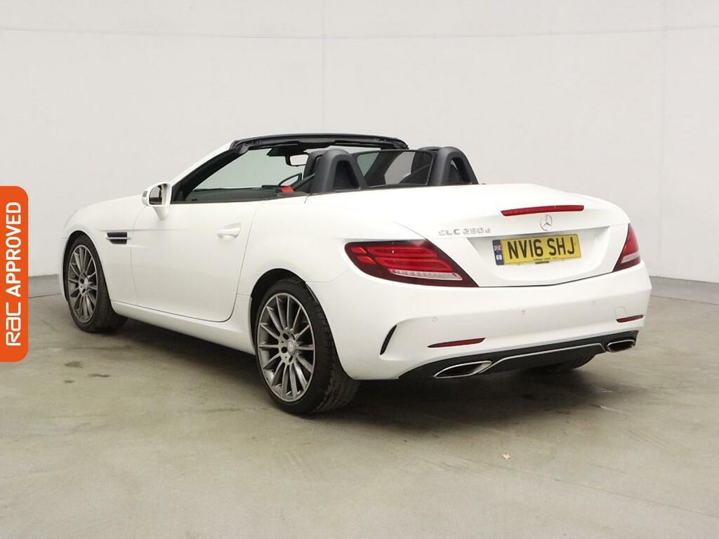 Mercedes-Benz SLC 2.1 Slc250d Amg Line Convertible G-tron White #4