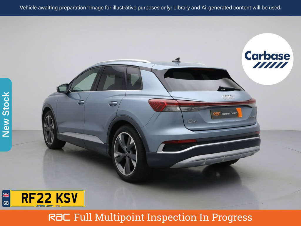 Audi Q4 E Tron 35 S Line Suv 55Kwh 170 Ps Blue #2