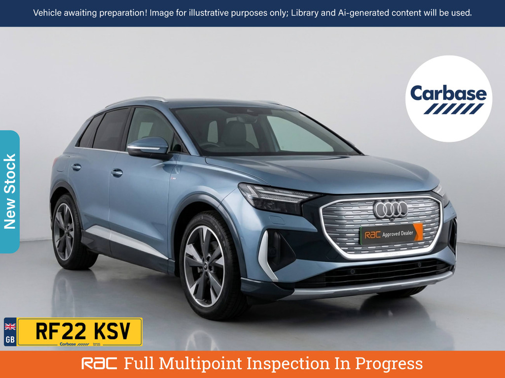 Audi Q4 E Tron 35 S Line Suv 55Kwh 170 Ps Blue