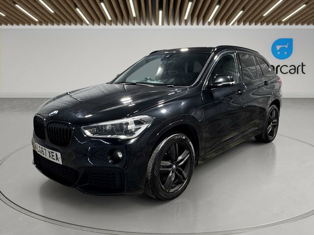 BMW X1 20D M Sport Suv LG67XEA Black #3