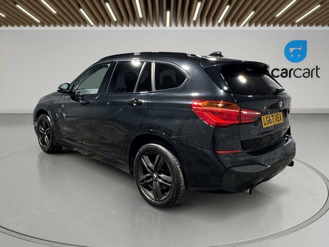 BMW X1 20D M Sport Suv LG67XEA Black #5