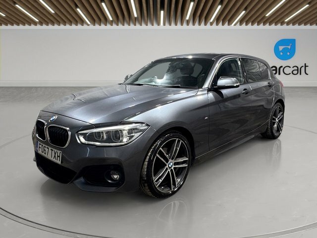 BMW 1 Series 118D M Sport Hatchback FD67TXH Grey #3