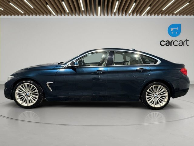 BMW 4 Series Gran Coupe 430D Luxury Hatchback FL17XGE Blue #4