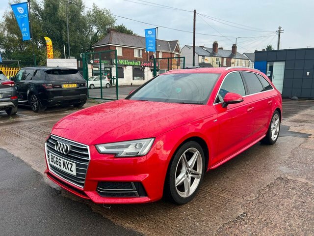 Audi A4 Avant Tdi S Line Estate Red #2