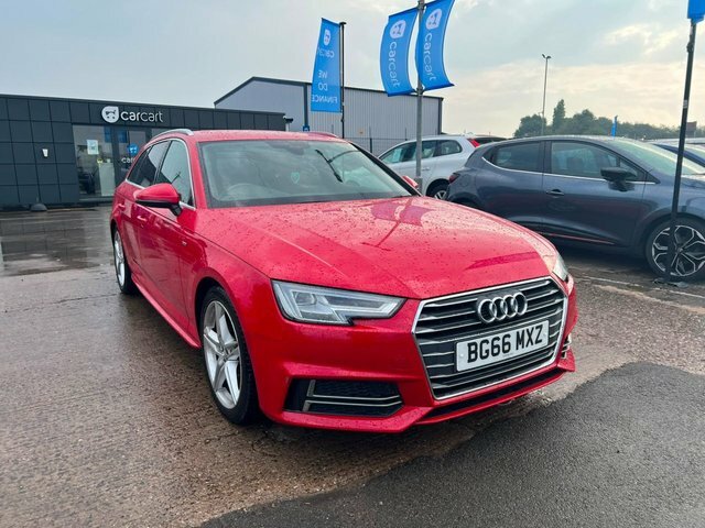 Audi A4 Avant Tdi S Line Estate Red