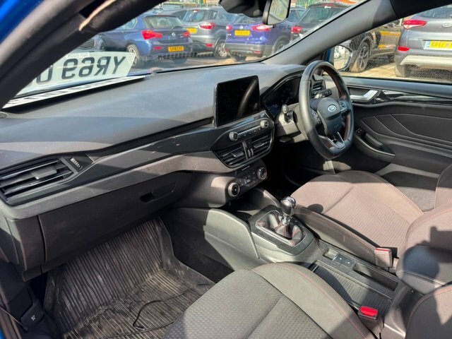Ford Focus Ecoboost St-line Hatchback YR69OUJ Blue #4