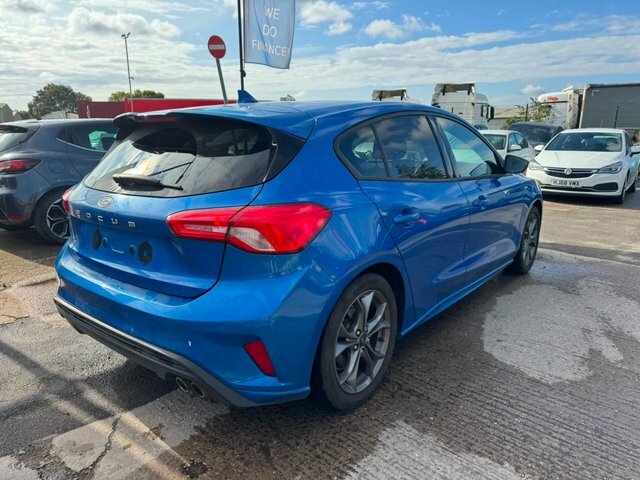 Ford Focus Ecoboost St-line Hatchback YR69OUJ Blue #3