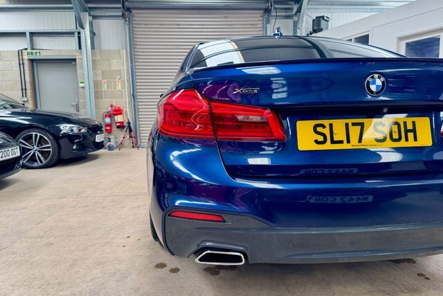 BMW 5 Series 3.0 530D M Sport Saloon Xdrive Eur Blue #5